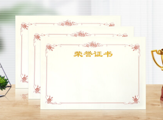 荣誉证书芯 TJZ202305091549020